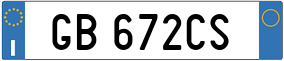 Truck License Plate